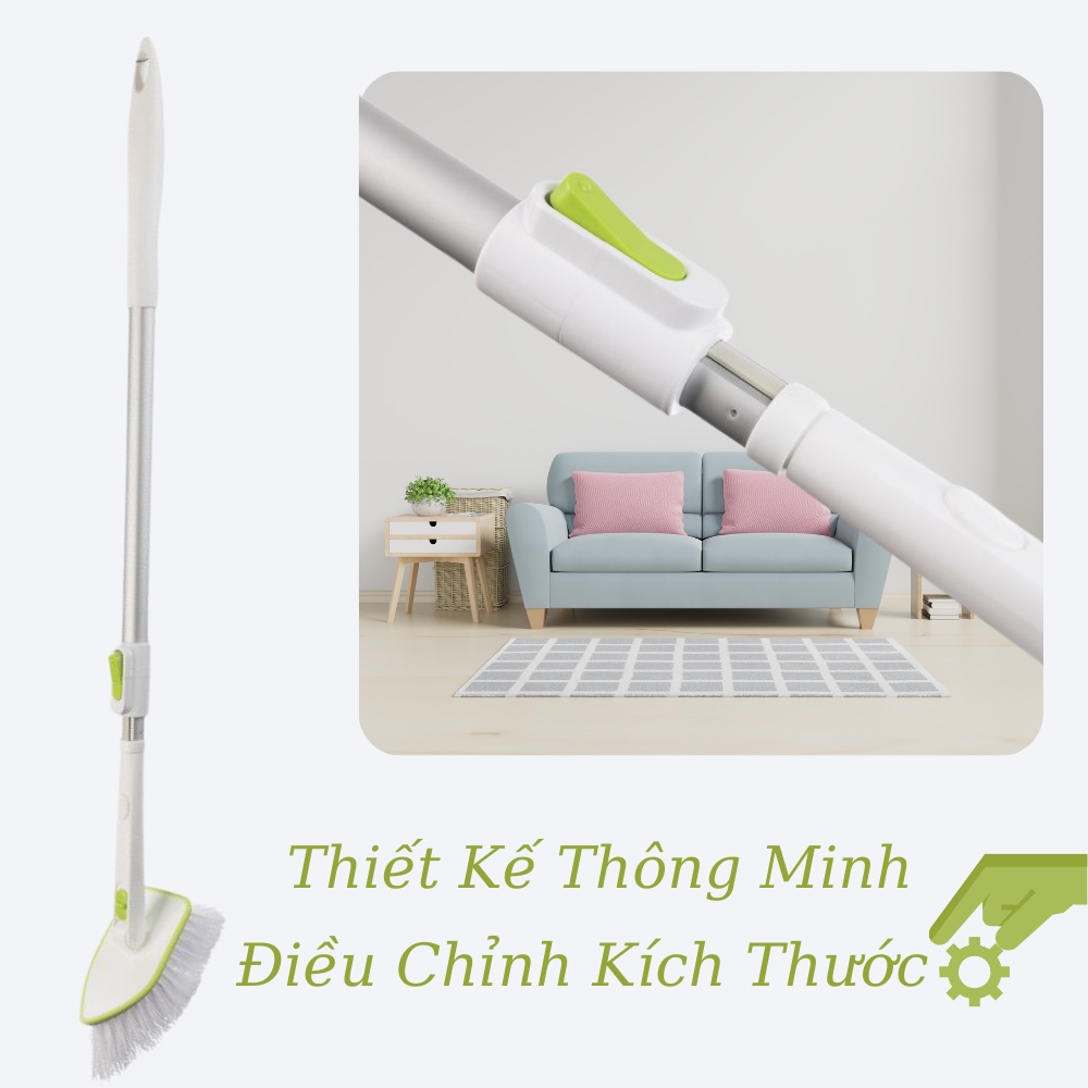 Bàn chải cọ sàn nhà tắm toilet nhà bếp Kire cao cấp chính hãng Inochi Nhật Bản ực kỳ bền và chịu lực