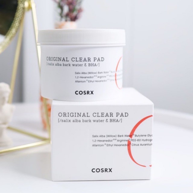 Bông tẩy da chết Giảm mụn COSRX One Step Pimple Clear Pad