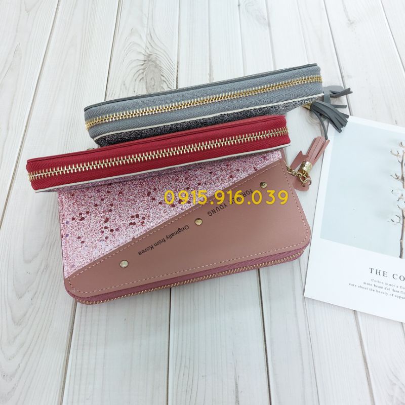 Ví Nữ Cầm Tay Có Kim Tuyến, Ví nữ lấp lánh