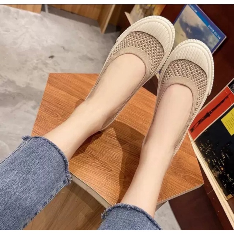 Giày lười nữ cổ chun tiện lợi mã HV 456