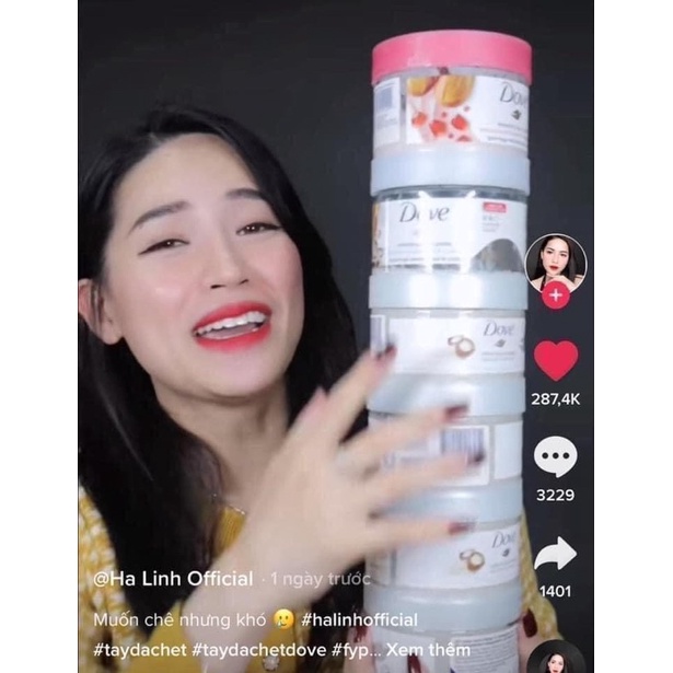Tẩy da chết body Dove  298gr