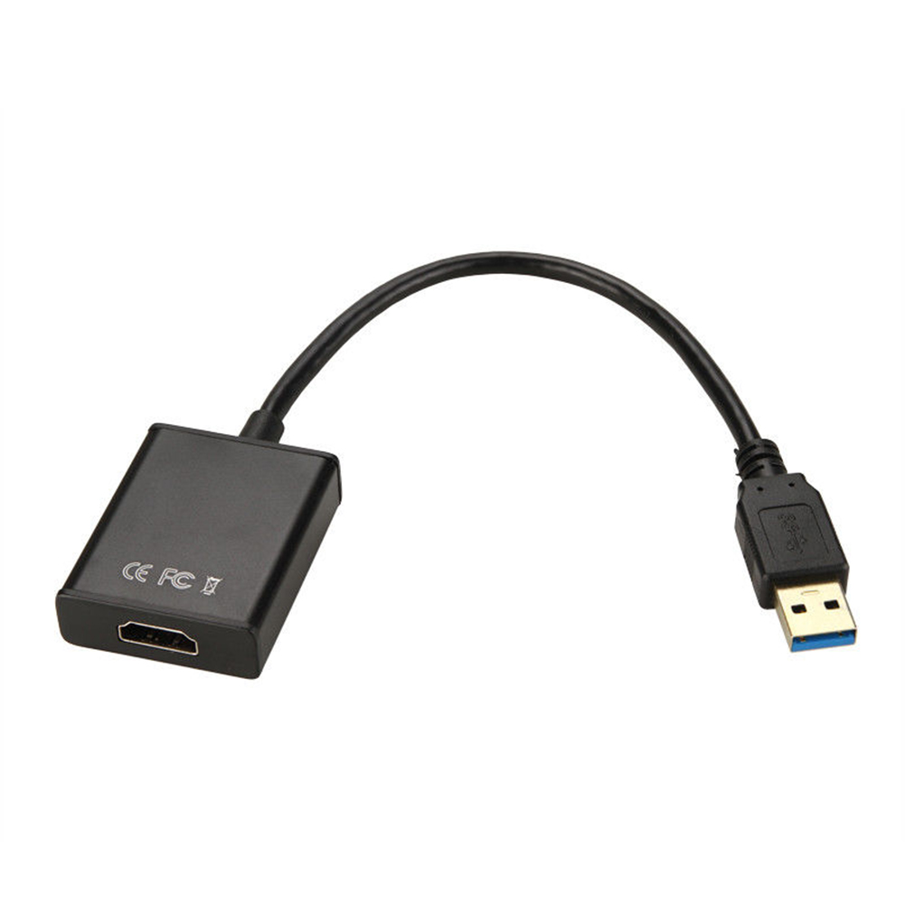 Cáp Chuyển Đổi Âm Thanh / Video Usb 3.0 Sang Hdmi Cho Windows 7 / 8 / 10 Pc 1080p