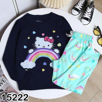 Bộ dài disney in hình pony/công chúa đáng yêu cho bé gái size đại 17-48kg