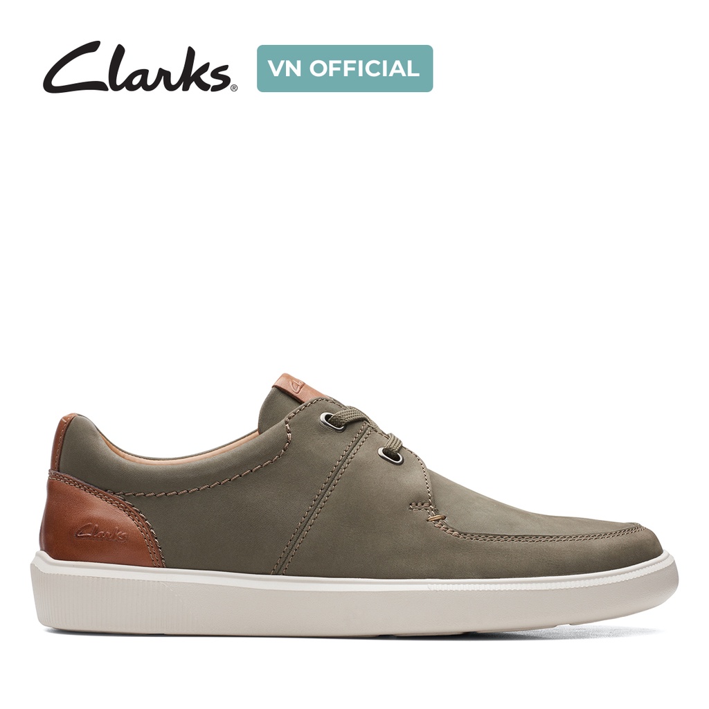Giày Sneaker Nam CLARKS Cambro Lace màu Xanh Olive