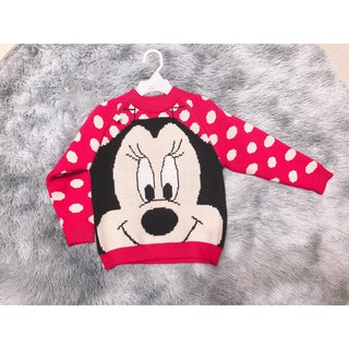 (Free ship- Hàng Quảng Châu cao cấp) ÁO LEN MICKEY CHO BÉ GÁI