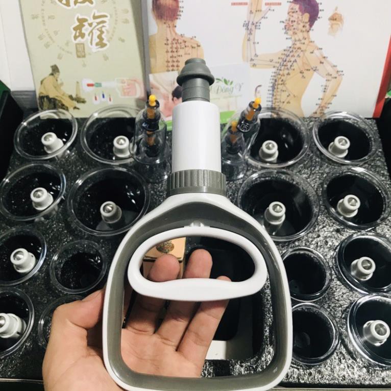 Bộ giác hơi cao cấp 20 cốc, giác vai cổ gáy, đau mỏi