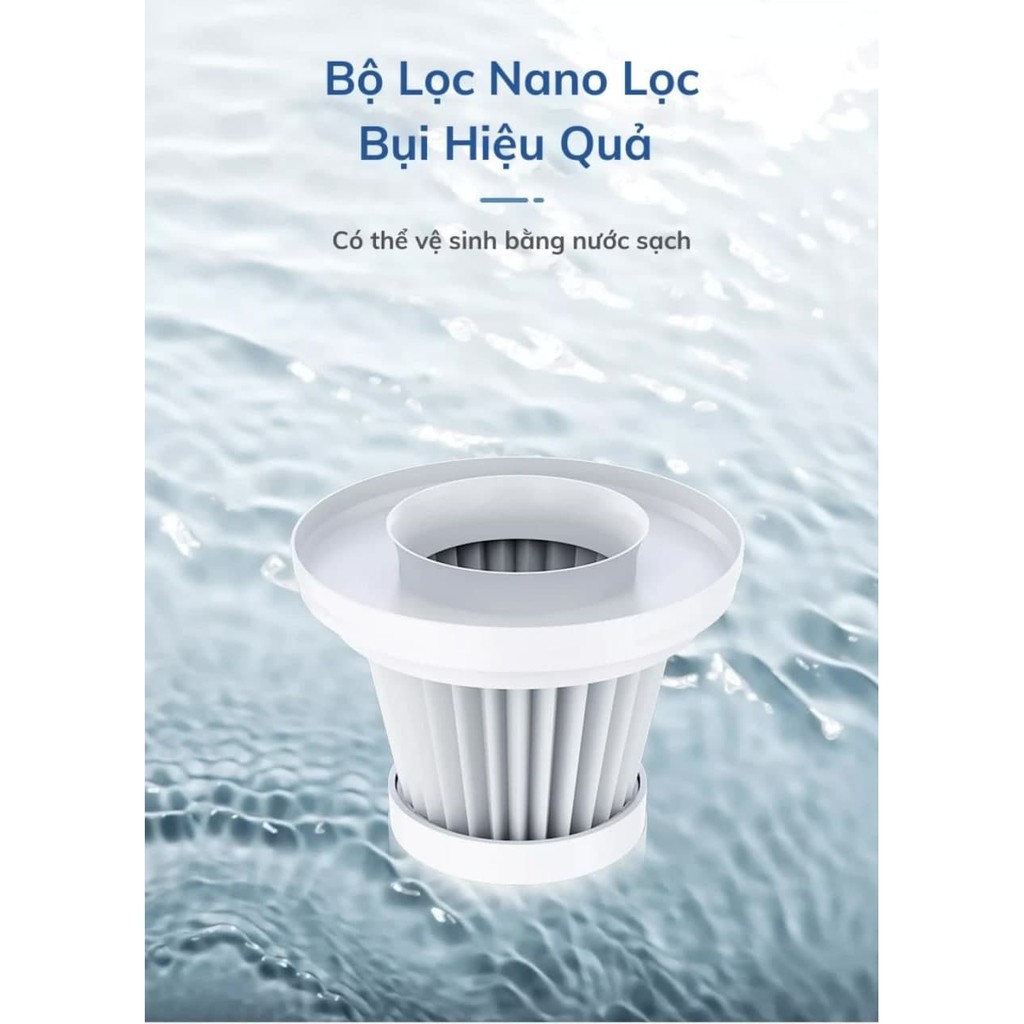 Máy hút bụi giường, nệm, oto đa năng không dây mini cầm tay derma XCQ12C, với công suất lớn 120W hút được nhiều loại bụi | BigBuy360 - bigbuy360.vn