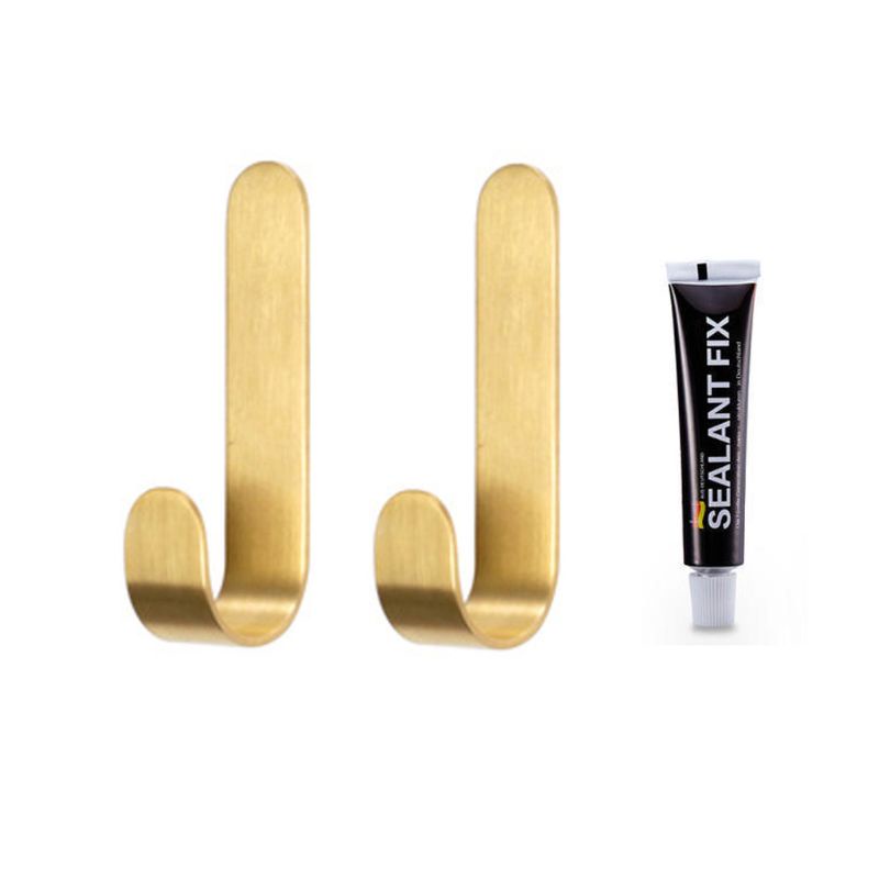 Kiss Móc Treo Quần Áo Không Cần Khoan Màu Vàng Đồng Cho Phòng Tắm / Phòng Ngủ / Phòng Khách / Nhà Bếp