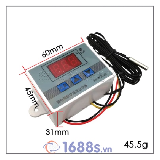Bộ điều khiển nhiệt độ XH-W3002 - 12V - 24V - 1688s.vn