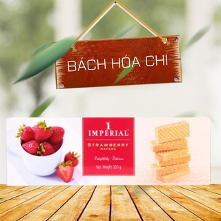 Bánh xốp kem dâu Imperial  các loại Hộp 100g
