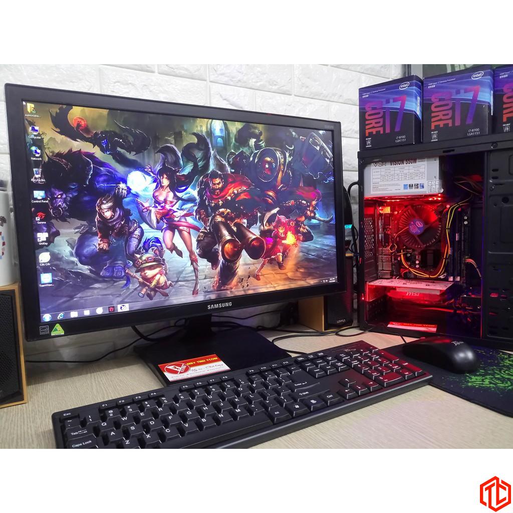 Combo bộ máy case H61 chiến game, làm văn phòng