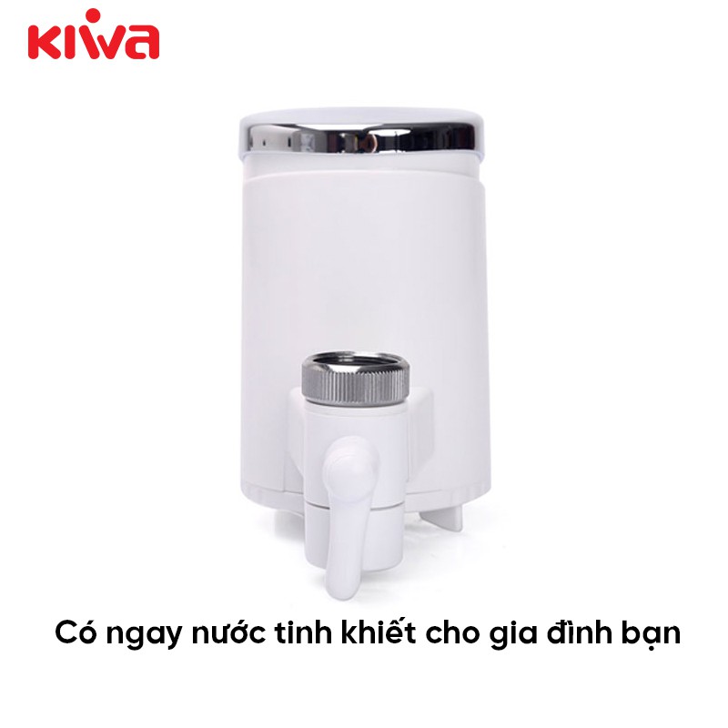 Bộ đầu lọc nước Kiwa KW-FF10C, Máy lọc nước tự động tại vòi bảo hành chính hãng 12 tháng