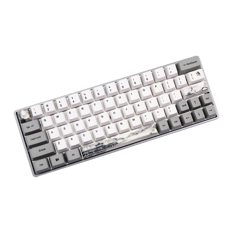 Nút bàn phím nhuộm mực dễ thương PBT OEM cho GH60 GK61