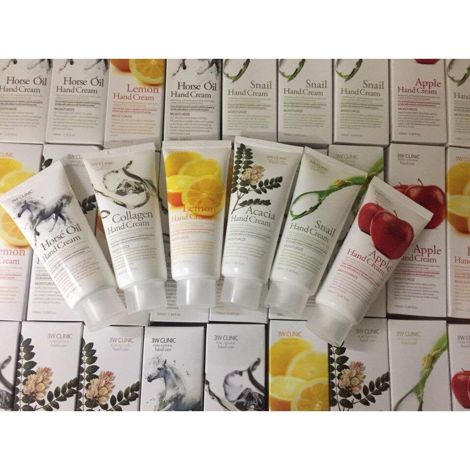Kem Dưỡng Da Tay Hand Cream 3W Clinic 100ml _ 3W Clinic Chính Hãng