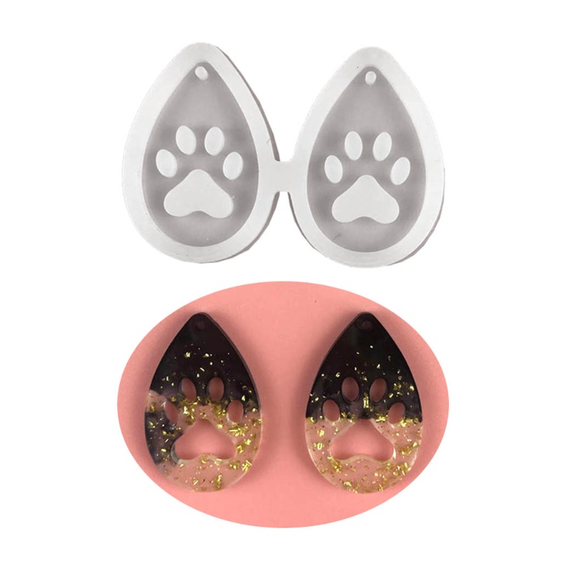 Khuôn Silicone Tạo Hình Làm Trang Sức Hình Chiếc Lá / Cây Xương Rồng / Đôi Mắt To Sáng Bóng