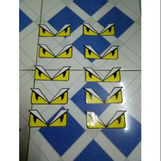 Combo 10 Tem logo con mắt fendi