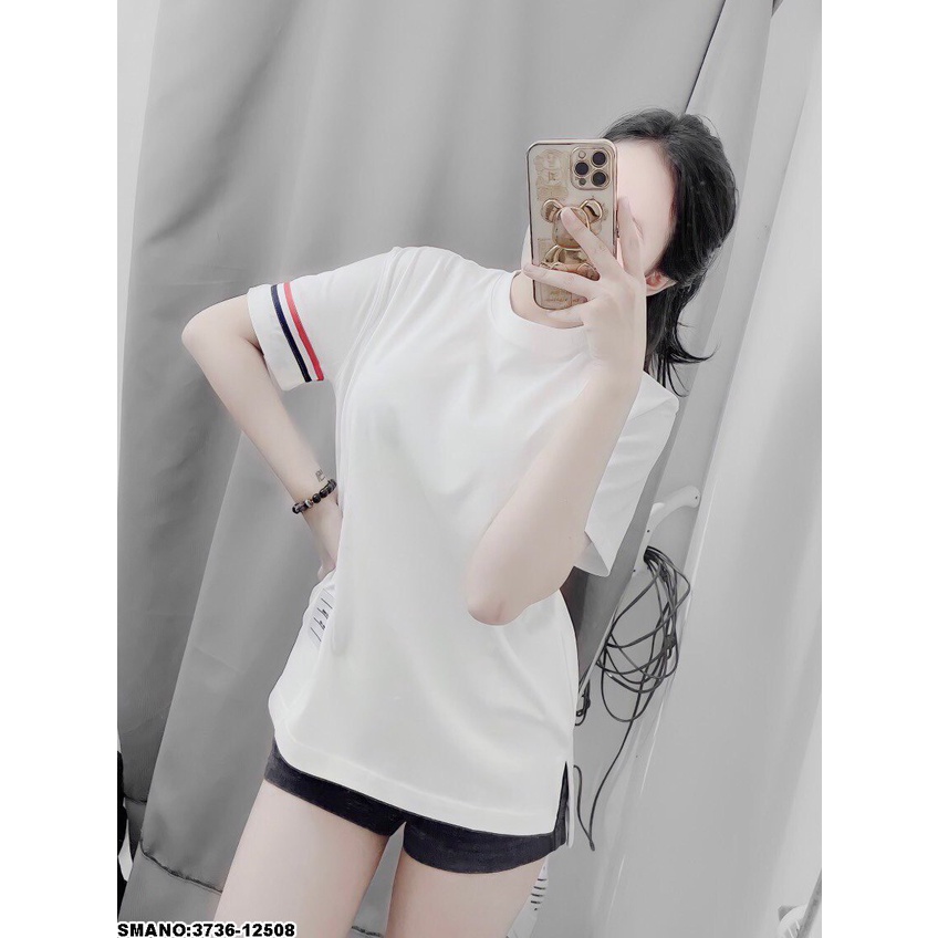 🌟 Áo thun cổ tròn Thom đơn giản mặc nam nữ, đơn đôi nhóm, hàng siêu cấp, chất đẹp, ảnh thật