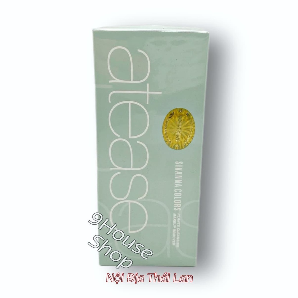 (Xanh) 01 Chai Nước Tẩy Trang Không Cồn Sivanna Colors Atease Thái Lan 150ml