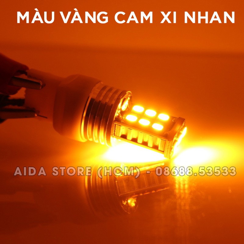 01 Bóng Đèn Lùi, Xi Nhan Ô Tô T20 7440 LED 2835 15smd