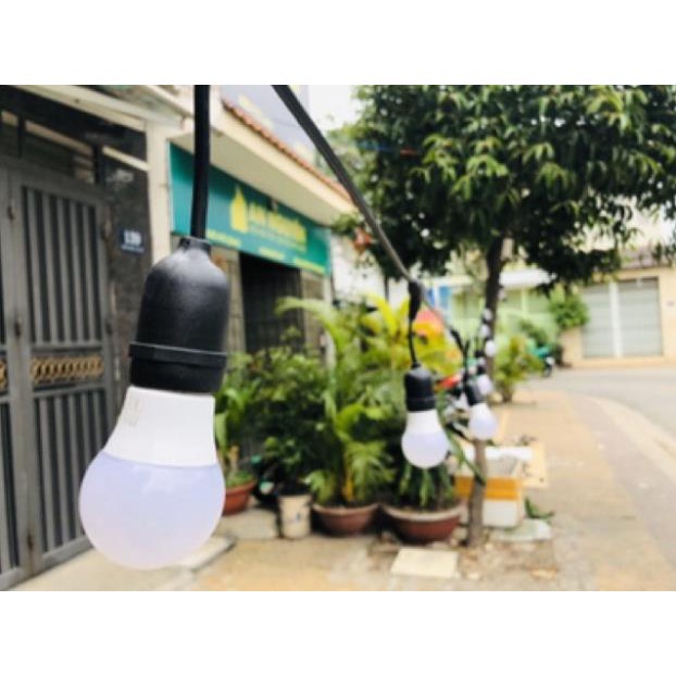 Đèn dây ngoài trời 5M 10 đui