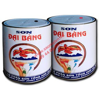 Sơn đại bàng chống rỉ màu đỏ và màu đen, màu ghi loại 3 kg