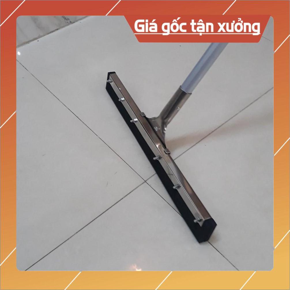 CÂY GẠT NƯỚC SÀN CÔNG NGHIỆP 55 cm, THÂN NHÔM, ĐẦU INOX 304 THẲNG, chuyên dùng cho nhà hàng- khách san- bệnh viên....