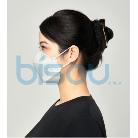 Khẩu trang Bisou KF94 không lem son môi, thoải mái, không ngạt | BigBuy360 - bigbuy360.vn