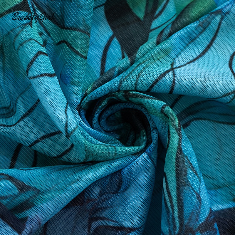 Đầm Mini Tay Dài Cổ Cao Phối Màu Nhuộm Độc Đáo Thời Trang Cho Nữ 2022