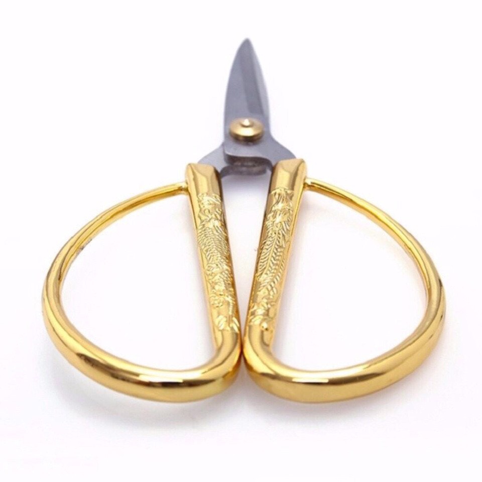 Kéo Cán Vàng Họa Rồng Phượng Tinh Tế size lớn ( k45 )