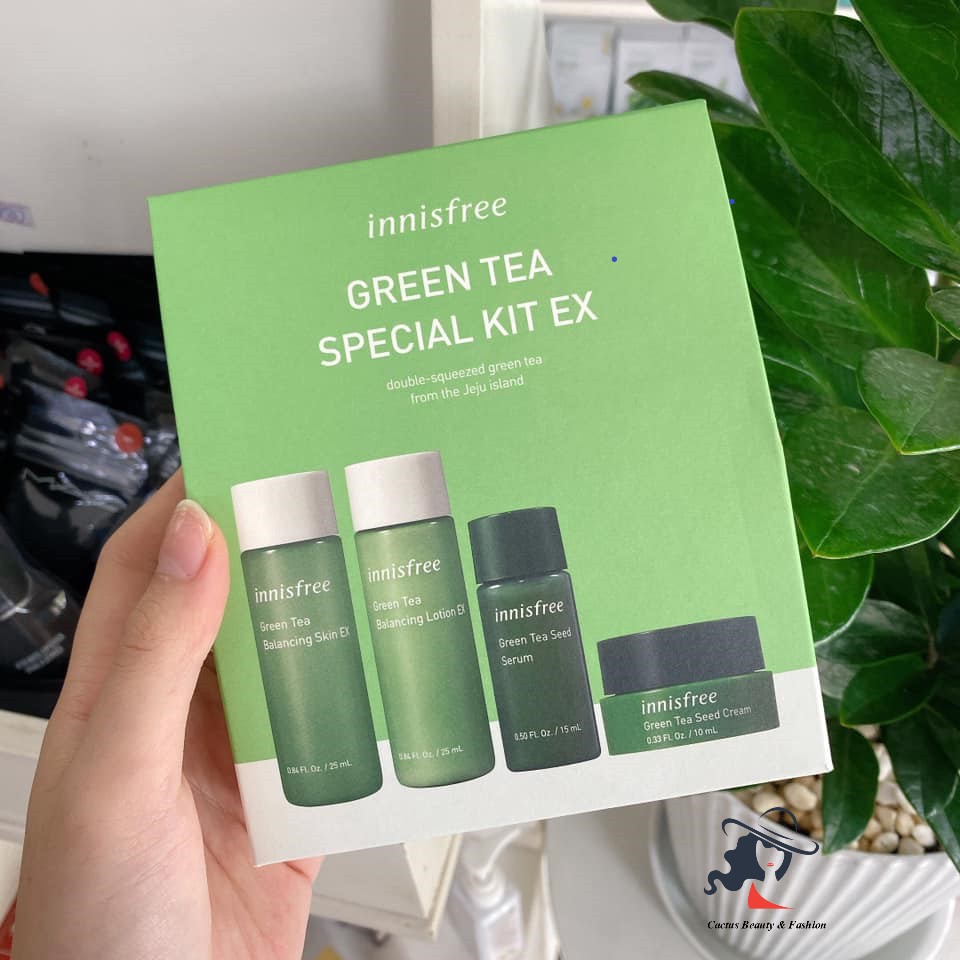 Bộ kit dưỡng da mini Innisfree Green Tea Special Kit EX Edition