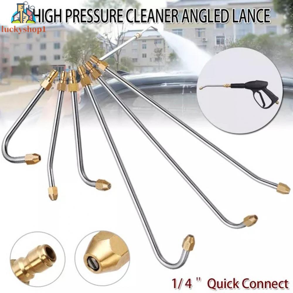 30°/90°/ U-Shape High Pressure Car Washer Angled Lance Extension Spray Wand Nozzle cleaning