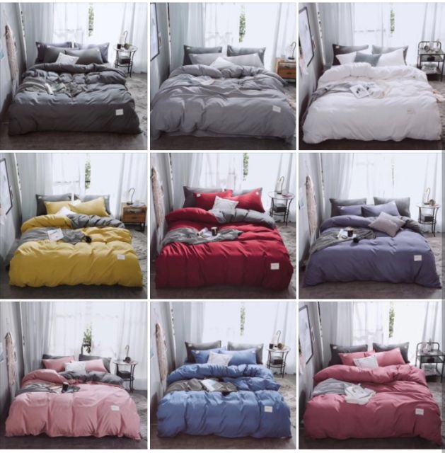 (nhiều mẫu) Bộ Chăn Ga Gối COTTON TC MÀU Trơn 4 món nhập khẩu Nhật | BigBuy360 - bigbuy360.vn