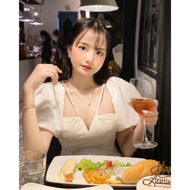 Áo Tay Phồng Dây Chéo Thanh lịch - Katie Top | BigBuy360 - bigbuy360.vn
