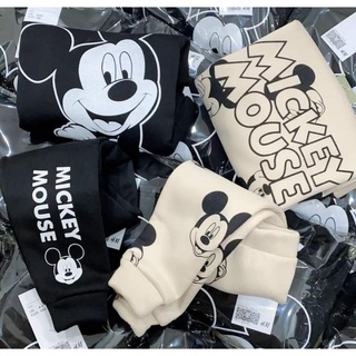 Set 2 bộ nỉ bông MICKEY đen - be