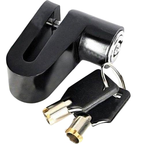 Ổ Khóa Chống Trộm Xe Máy, Xe Đạp, Khóa thắng đĩa xe - Cốt Thép Không Gỉ - Chống Cắt (Màu ngẫu nhiên)