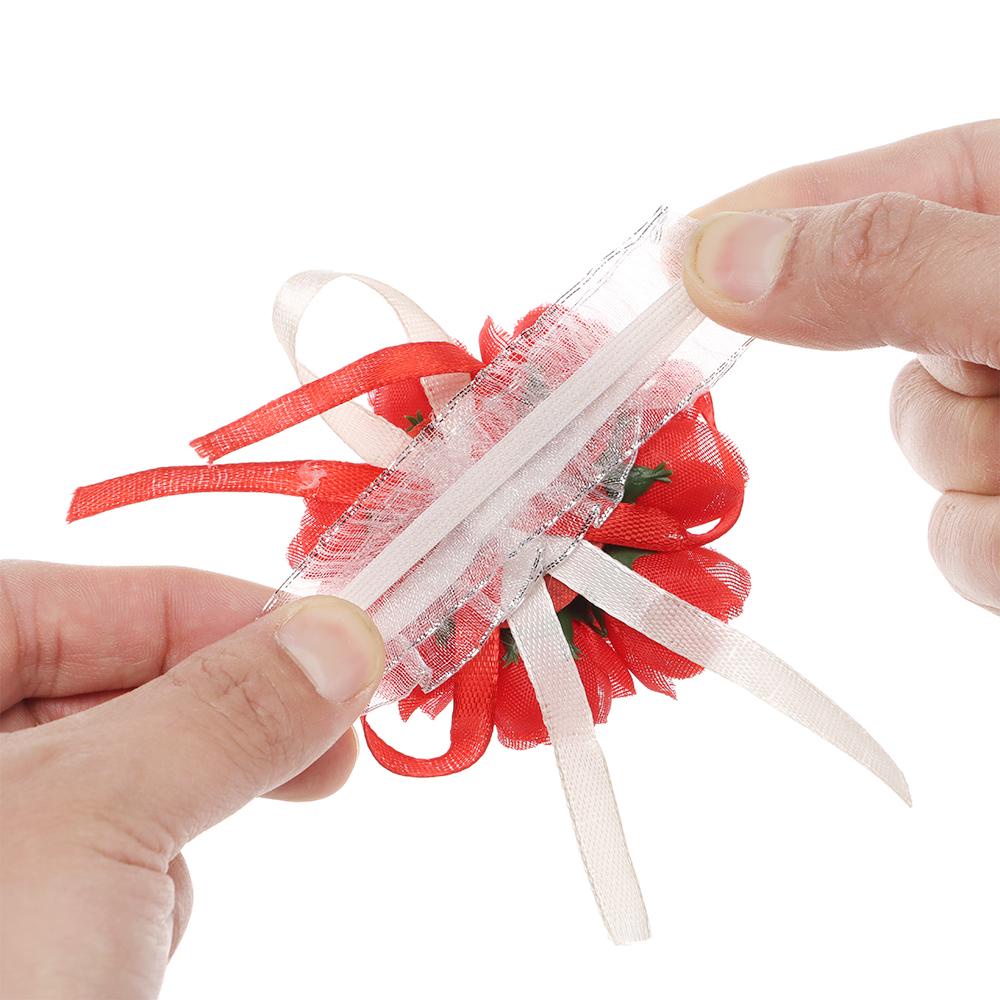 KUNHEV Vòng Hoa Mẫu Đơn Đeo Cổ Tay Cho Cô Dâu Trong Tiệc Cưới Hoa Hồng Giả Trang Trí