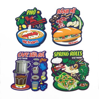 Nam châm hít tủ lạnh hình ảnh lưu niệm Việt Nam.