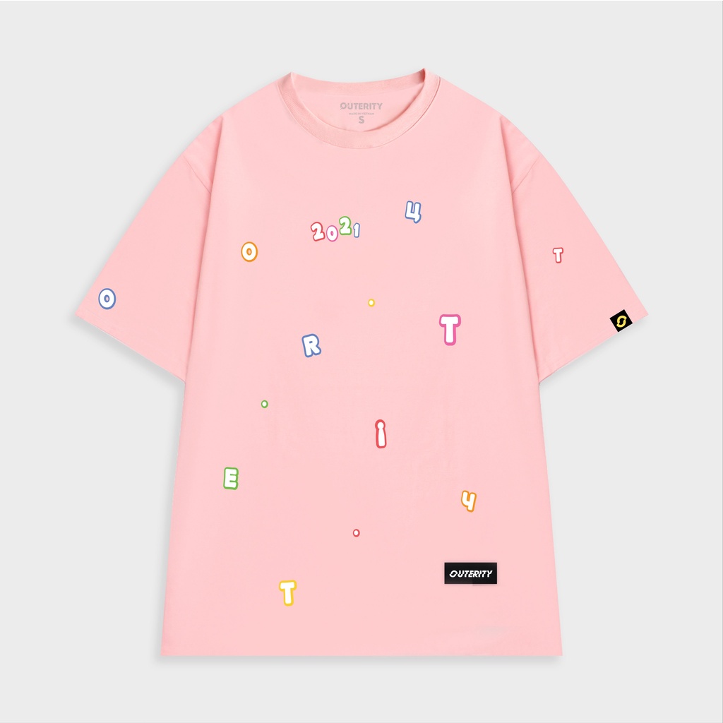 Áo COLORFUL TEE - PINK - Outerity 118.1