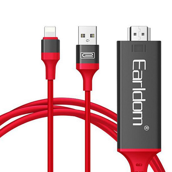 Cáp lighting kết nối HDMI cho iPhone, iPad to HDTV - lightning HDMI - Cáp nối iPhone, iPad cho tivi