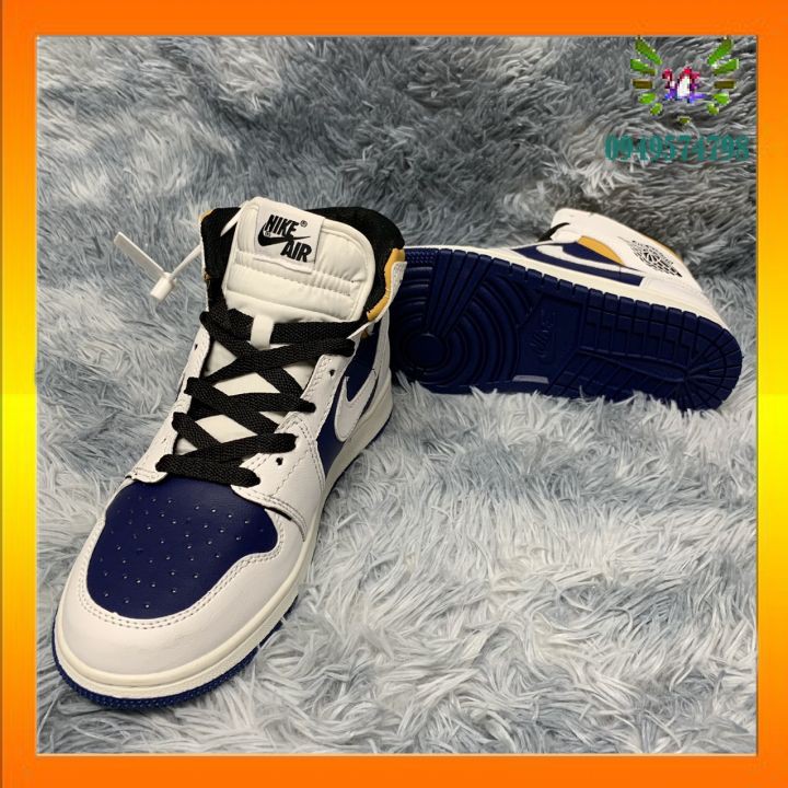 giày sneaker mid cao cổ vàng đen[hỗ trợ đổi trả] cho nam nữ | BigBuy360 - bigbuy360.vn