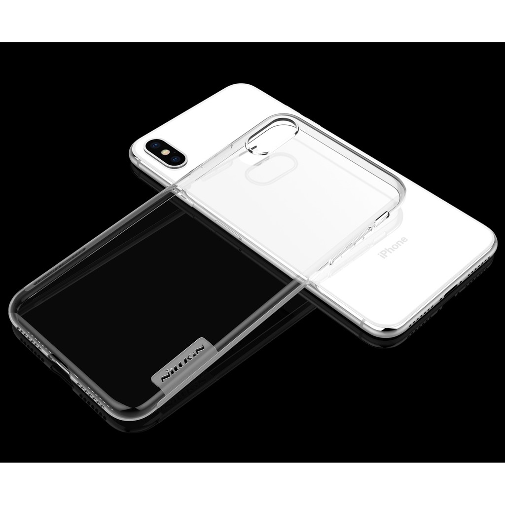 Ốp lưng iPhone XS 5,8 inch dẻo silicone chính hãng Nillkin Nature TPU Case