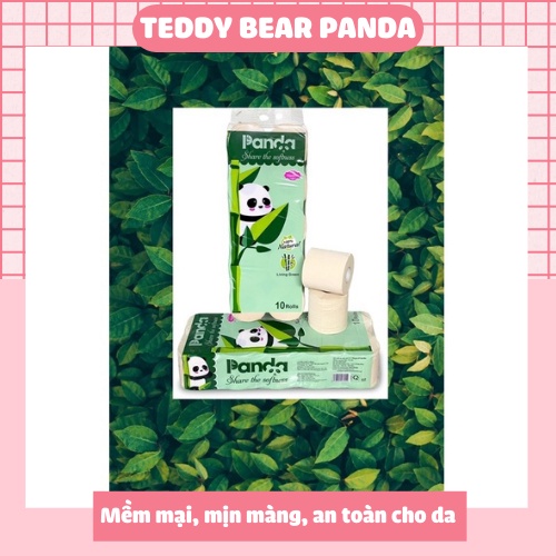 [Combo 20 cuộn] Giấy vệ sinh Gấu Trúc Panda 10 cuộn có lõi