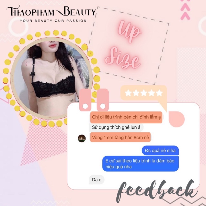 Combo siêu nở ngực VIP tăng vòng 1 từ thảo dược, tăng size ngực hiệu quả – Thảo Phạm Beauty