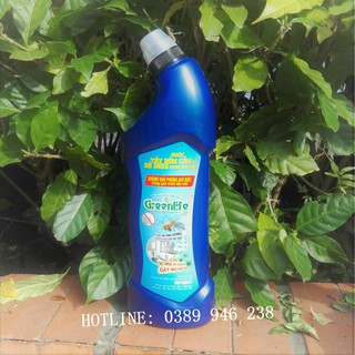 Nước tẩy bồn cầu sinh học Greenlife 1 lít - Hương Quế Thơm Dễ Chịu