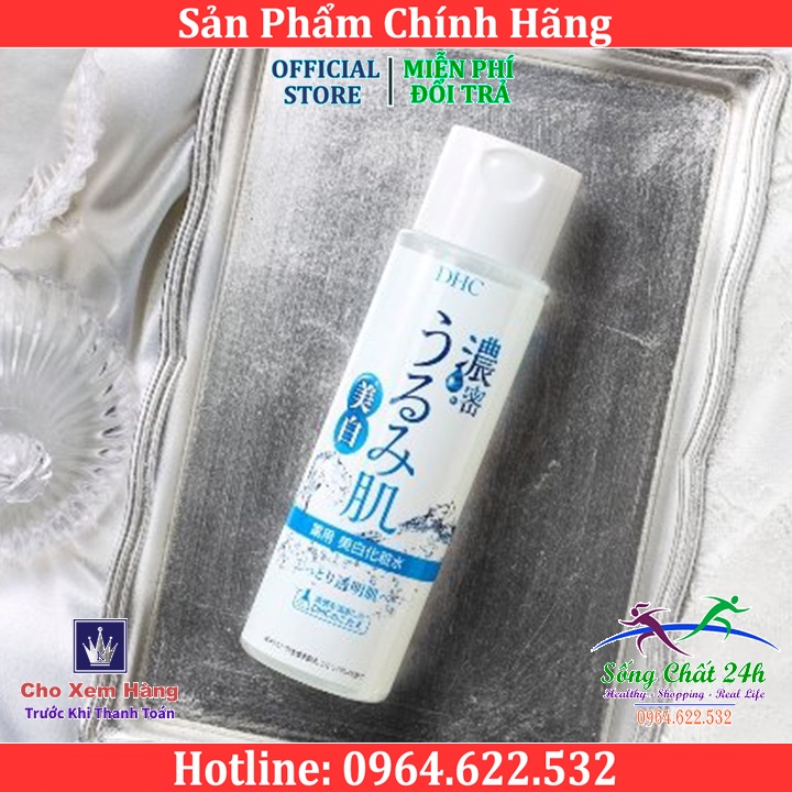 Nước Cân Bằng Da Cao Cấp DHC Deep Moistening Whitening Lotion 180ml Nhật Bản