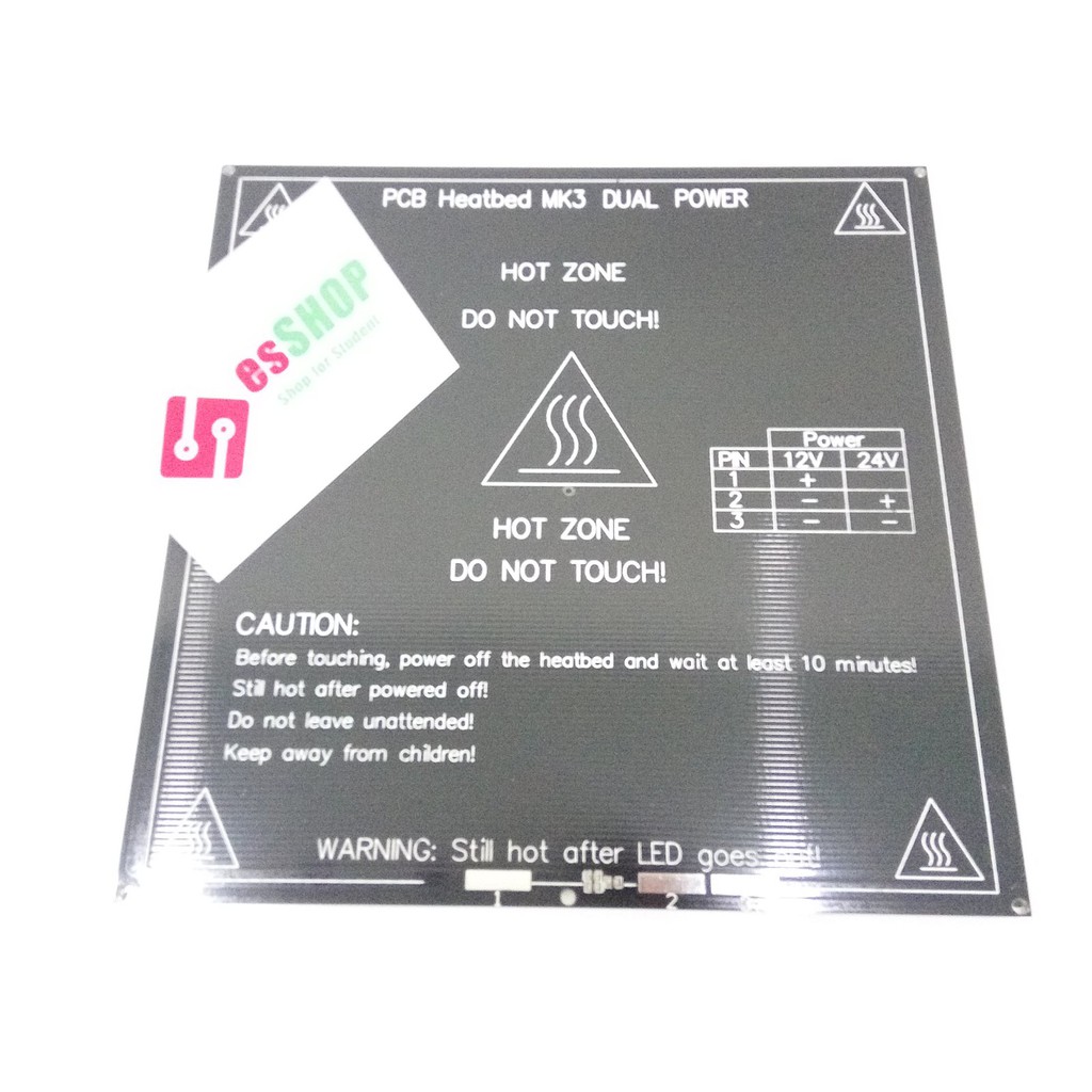 Z3350B803 - Bàn Nhiệt Nhôm MK3 Vuông - Loại mới gia nhiệt siêu tốc