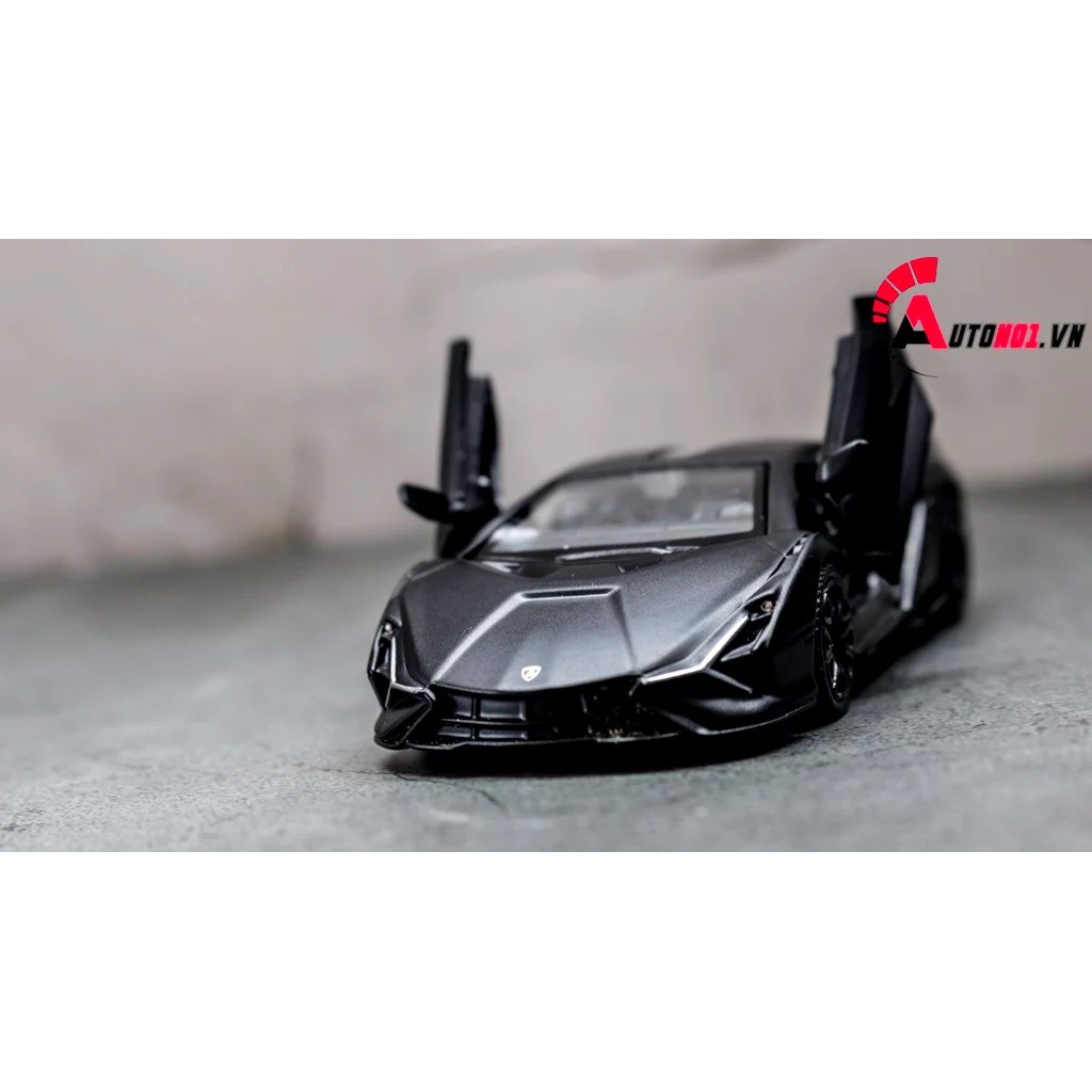 MÔ HÌNH XE LAMBORGHINI SIAN BLACK 1:36 SCALE MODEL 7593