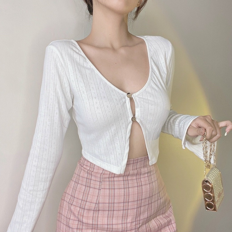 SET ÁO TAY DÀI ỐNG LOE KÈM ÁO ỐNG MẶC ĐƯỢC 2 KIỂU