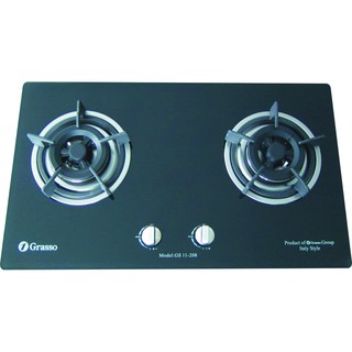 Bếp gas âm Grasso GS11-208 - Bếp Đôi