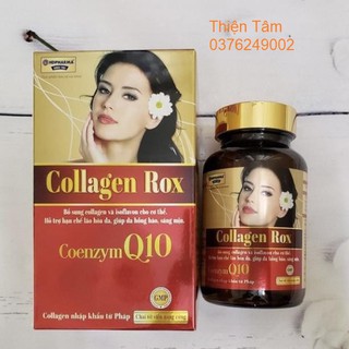 Viên uống sáng da Collagen Rox giúp trắng ngăn ngừa nếp nhăn mờ thâm nám